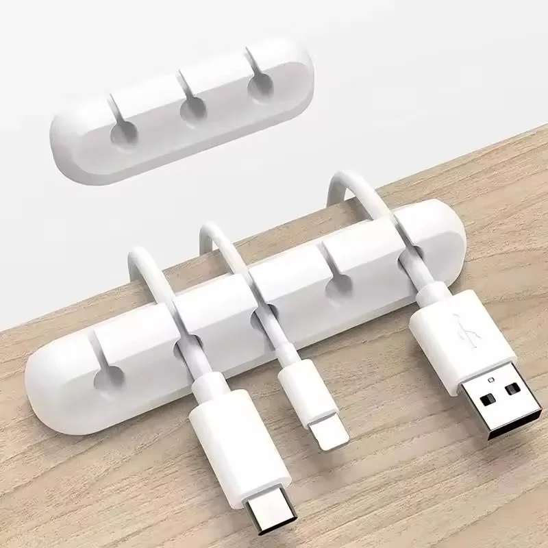 Desk Accessories - Silikonowy organizer do kabli USB, zwijacz