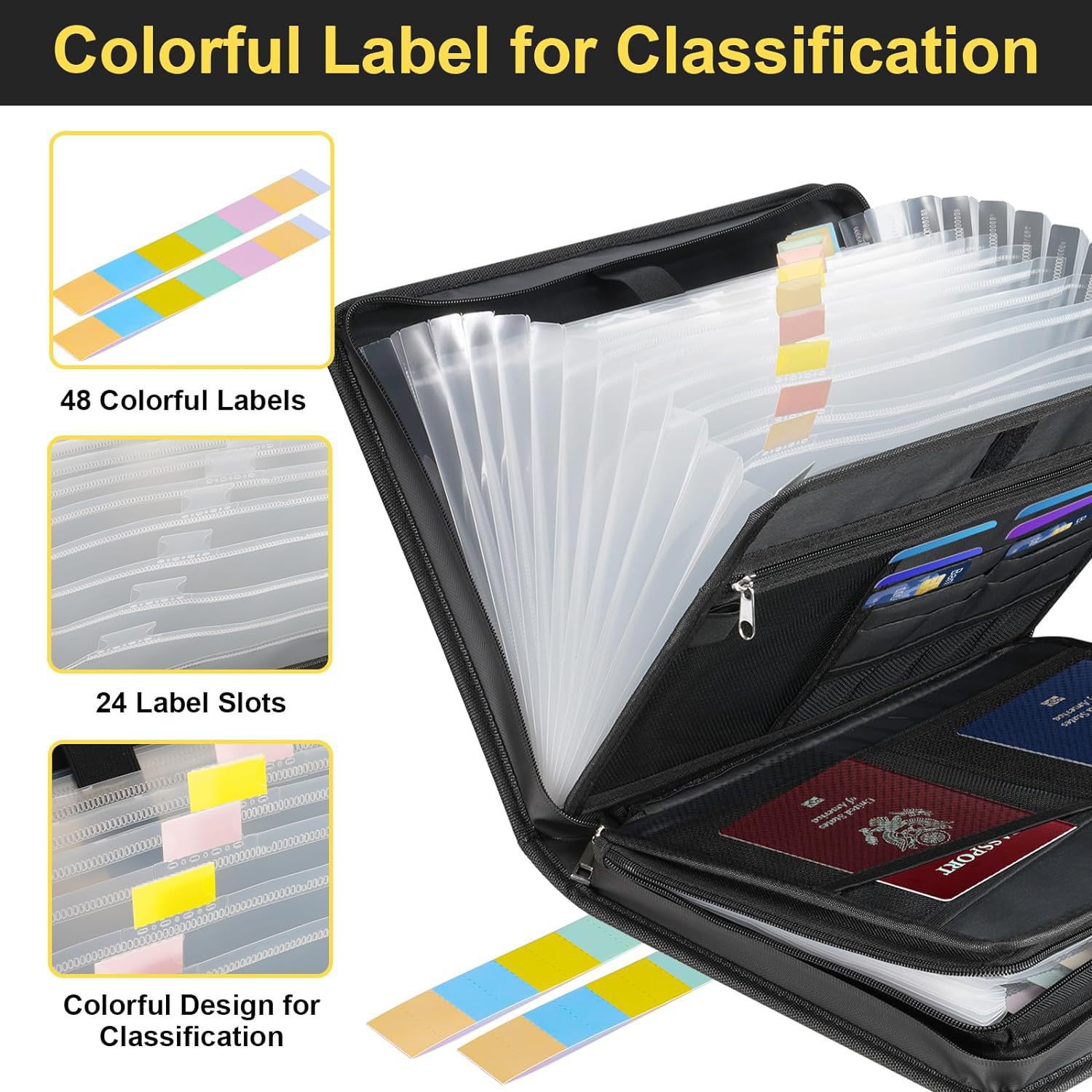 13-kieszeniowa, rozszerzalna t – Expandable Accordion File Folder 13 Pockets recenzja i cena