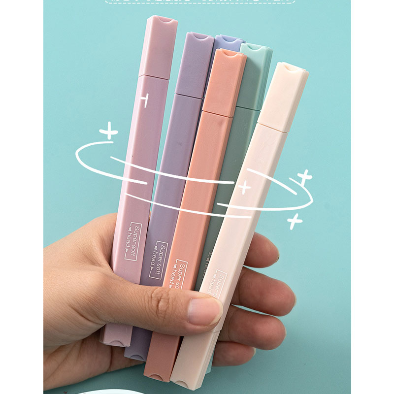 6 szt. Dwustronny zestaw zakre – Pastel Highlighter Set Double Ended recenzja i cena