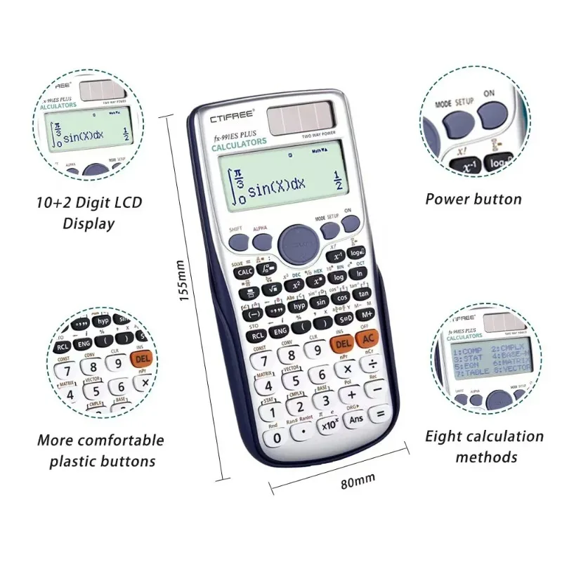 Kalkulator naukowy, bateria gu – Scientific Calculator For Secondary School recenzja i cena