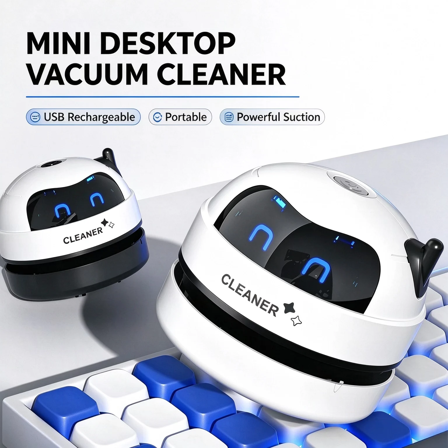 Przenośny, miniaturowy odkurza – Mini Desktop Vacuum Cleaner For Eraser Dust recenzja i cena